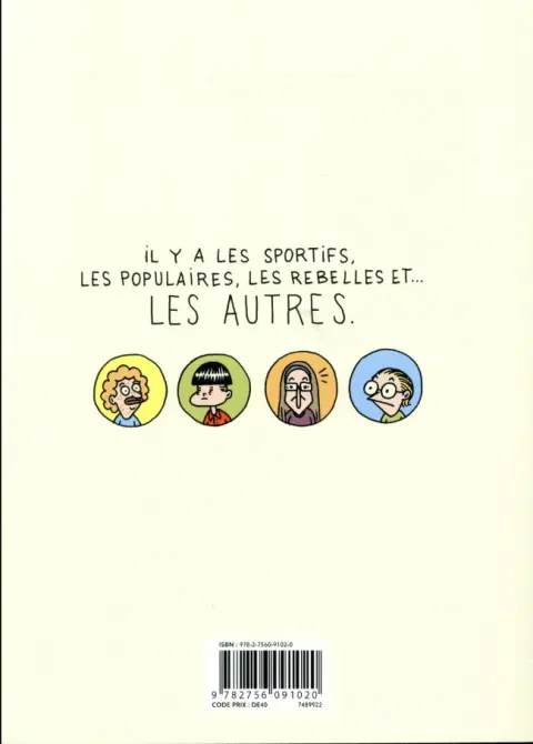 Verso de l'album Les Autres
