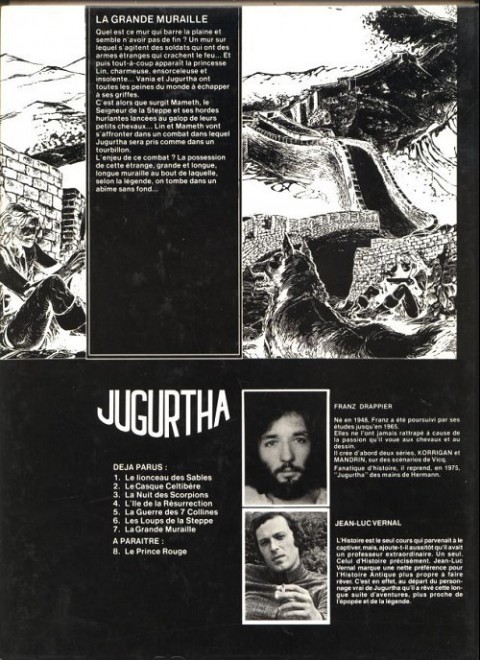 Verso de l'album Jugurtha Tome 7 La grande muraille