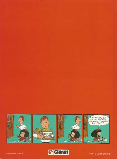 Verso de l'album Mafalda Tome 1