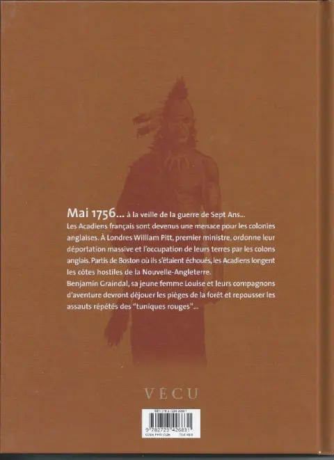 Verso de l'album Les Pionniers du Nouveau Monde Tome 3 Le champ d'en-haut