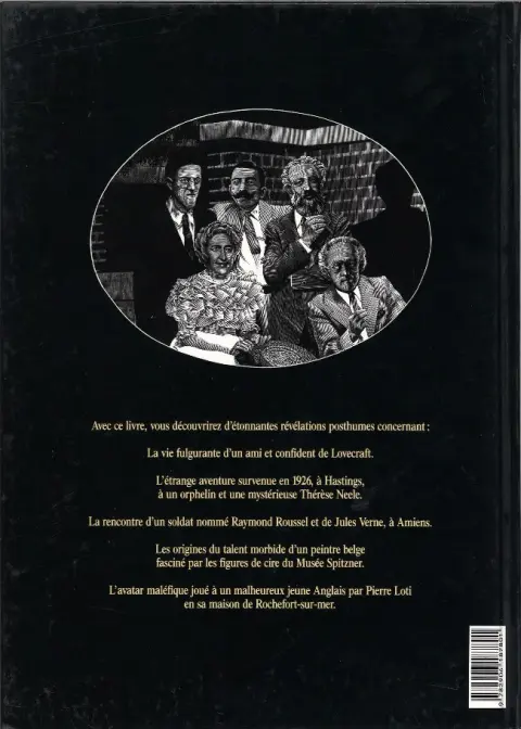 Verso de l'album Révélations posthumes