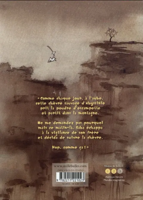 Verso de l'album Saba et la plante magique