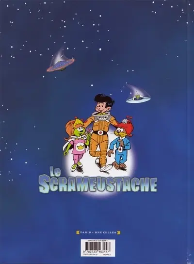 Verso de l'album Le Scrameustache Tome 7 Les galaxiens