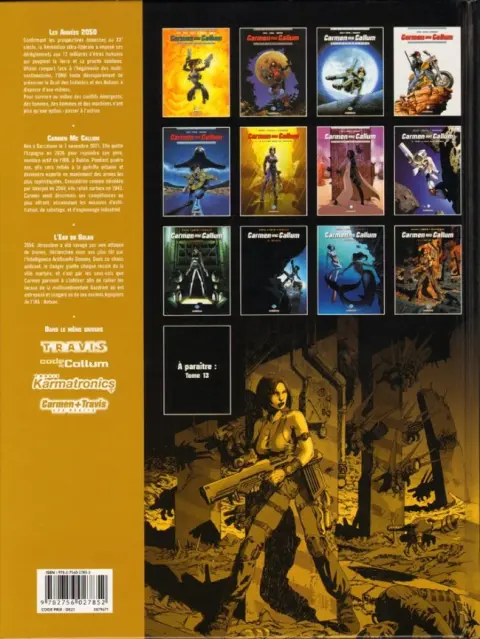 Verso de l'album Carmen Mc Callum Tome 12 L'eau du Golan
