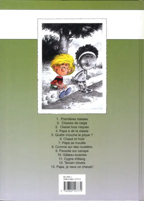 Verso de l'album Cédric Tome 13 Papa, je veux un cheval !