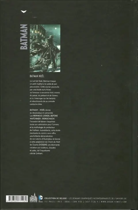 Verso de l'album Batman : Noël