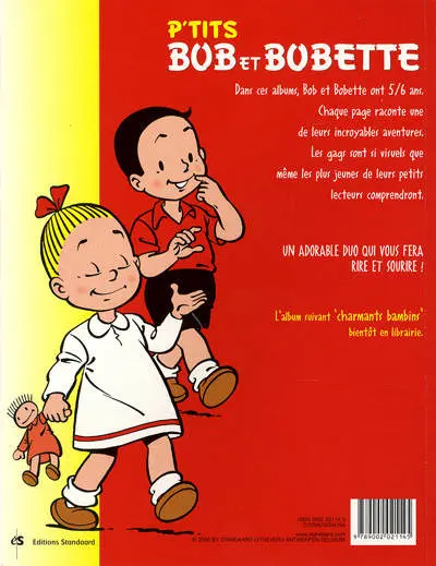 Verso de l'album Bob et Bobette (P'tits) Tome 1 Joyeux diablotins