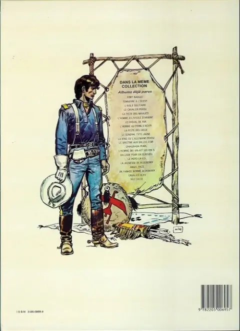 Verso de l'album Blueberry Tome 14 L'homme qui valait 500 000 $