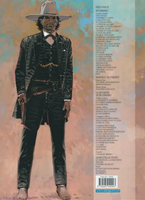 Verso de l'album Blueberry Tome 23 Arizona love