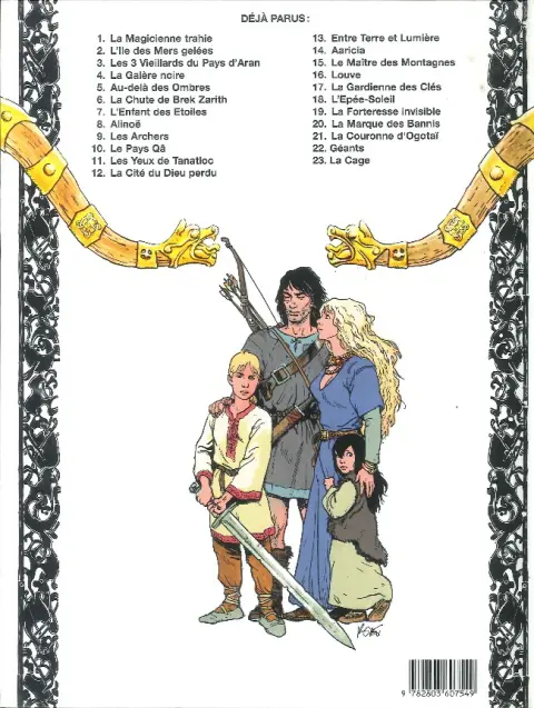 Verso de l'album Thorgal Tome 15 Le Maître des Montagnes