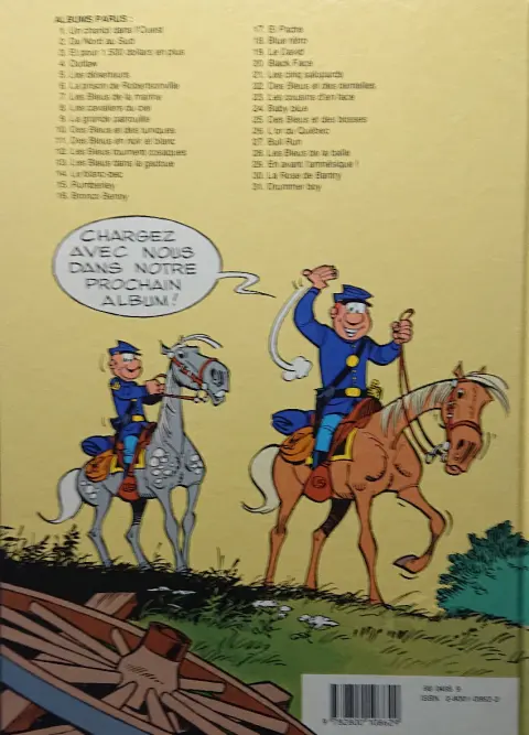 Verso de l'album Les Tuniques Bleues Tome 5 Les déserteurs