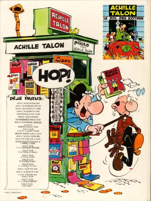 Verso de l'album Achille Talon Tome 18 Achille Talon et le coquin de sort
