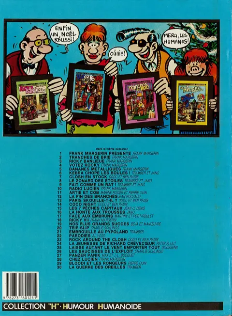 Verso de l'album Votez Rocky Tome 1