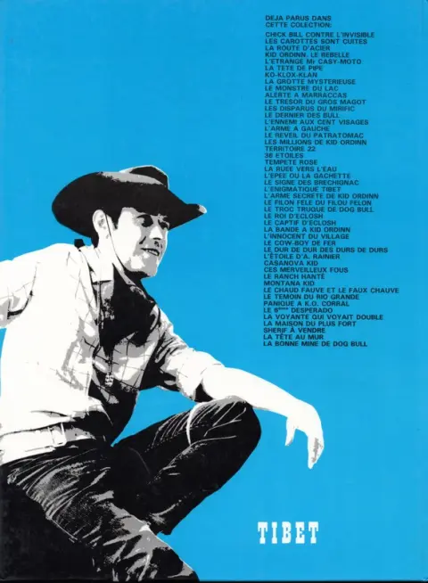 Verso de l'album Chick Bill Tome 6 Le dur de dur des durs de durs