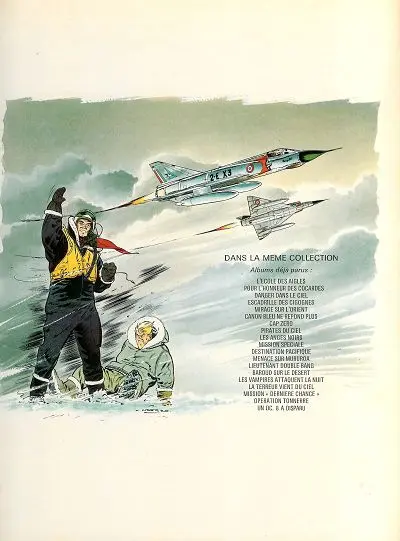 Verso de l'album Tanguy et Laverdure Tome 13 Lieutenant Double Bang