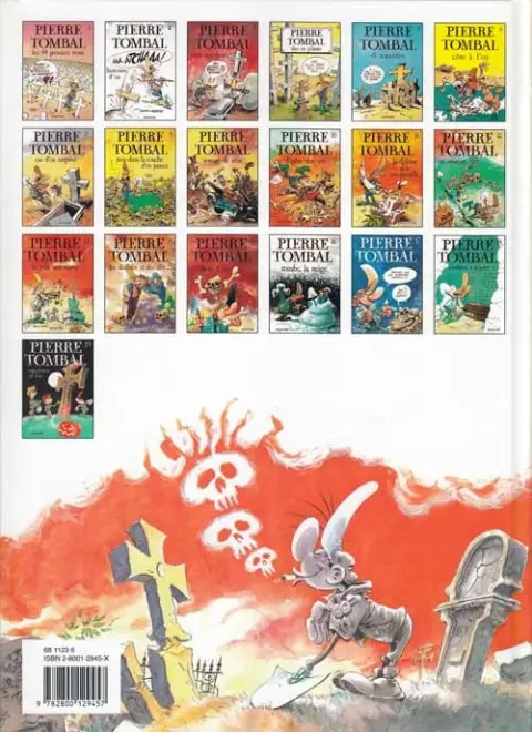 Verso de l'album Pierre Tombal Tome 18 Condamné à perpète