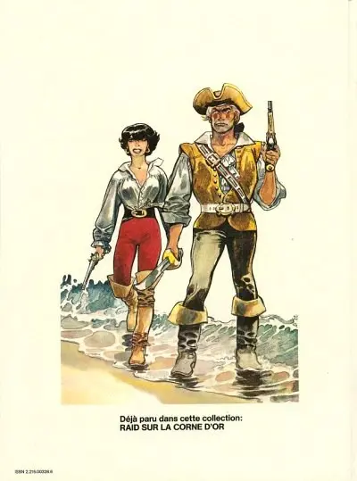 Verso de l'album Barbe-Rouge Tome 18 Raid sur la Corne d'or