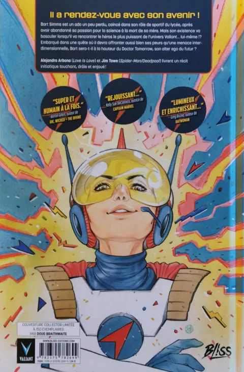 Verso de l'album Doctor Tomorrow Tome 1