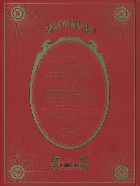 Verso de l'album Jakob Kayne Tome 2 Le maître de l'oubli