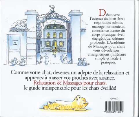 Verso de l'album Relaxation & massages pour chats