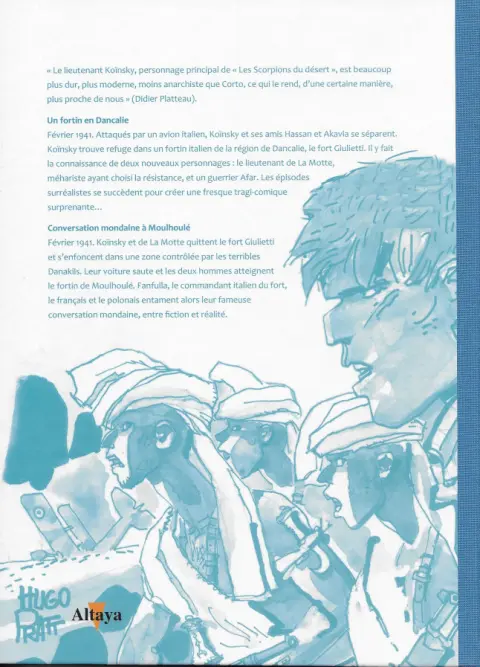 Verso de l'album Tout Pratt Tome 24 Les Scorpions du désert 2