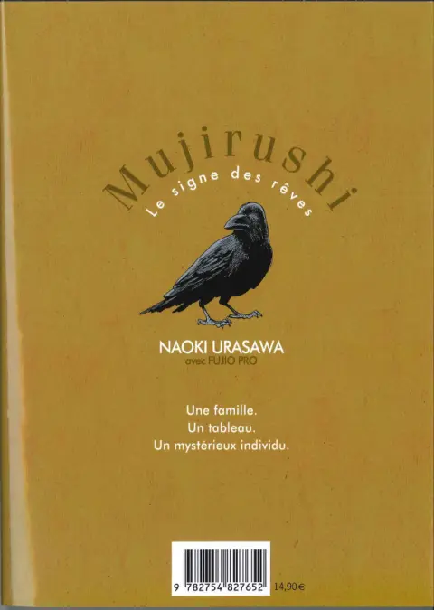 Verso de l'album Mujirushi, Le signe des rêves