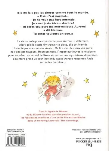 Verso de l'album Les fabuleuses aventures d'Aurore 2 Aurore et le mystère de la chambre secrète