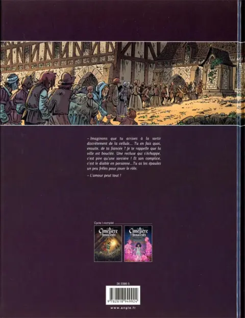 Verso de l'album Le Cimetière des Innocents Tome 2 Le Bras de Saint Anthelme