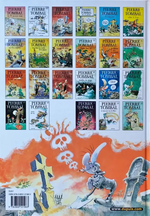 Verso de l'album Pierre Tombal Tome 12 Os courent
