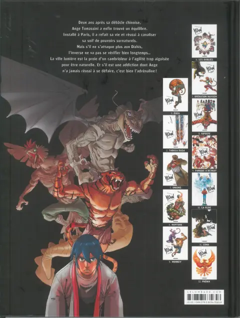 Verso de l'album Klaw Tome 5 Monkey