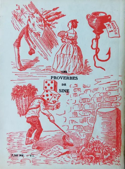 Verso de l'album Les Proverbes de Siné