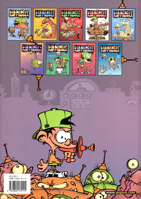Verso de l'album Kid Paddle Tome 7 Waterminator