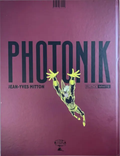 Verso de l'album Photonik Prisonnier des étoiles
