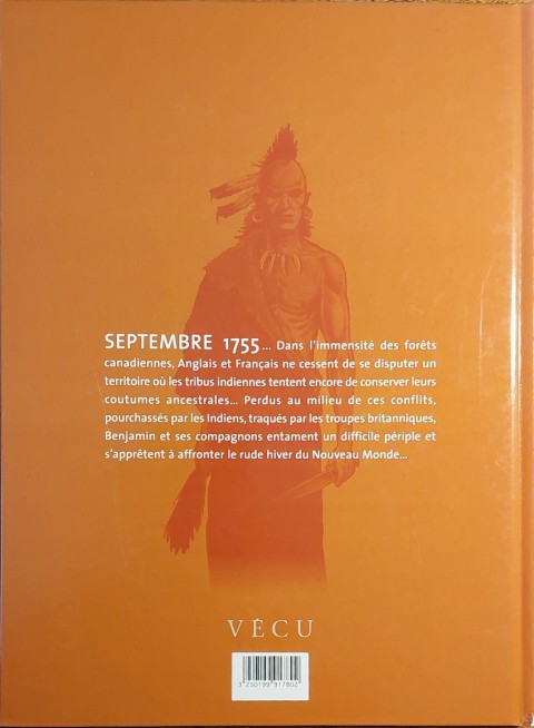 Verso de l'album Les Pionniers du Nouveau Monde Tome 2 Le grand dérangement