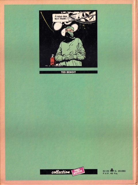 Verso de l'album Hopital