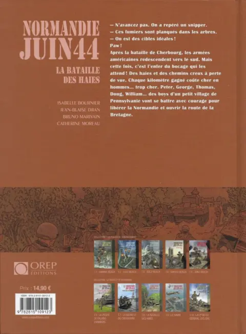 Verso de l'album Normandie juin 44 Tome 8 La bataille des haies