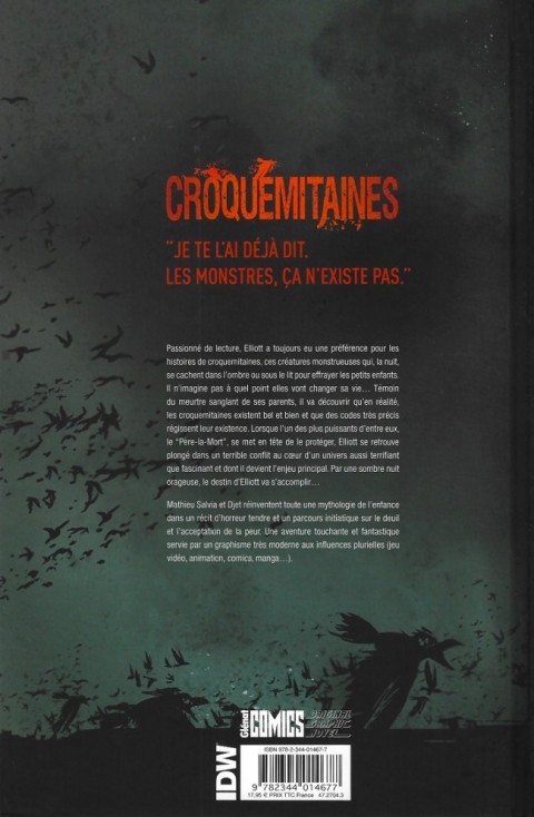 Verso de l'album Croquemitaines Tome 1 Livre 1
