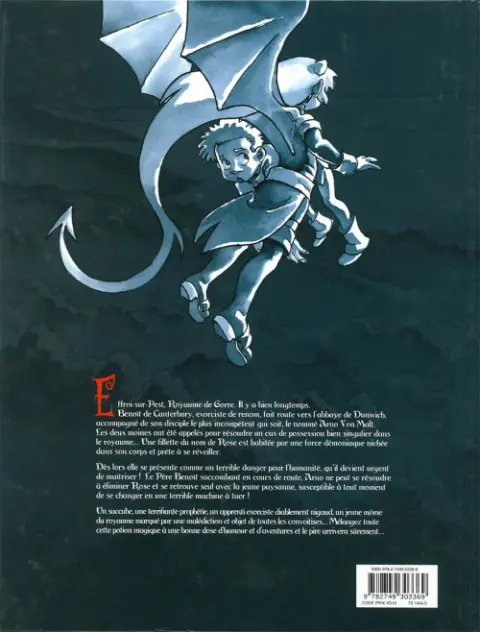 Verso de l'album Les Démons de Dunwich Tome 1 Malicieuse Rose