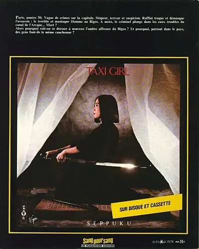 Verso de l'album Les Enquêtes du commissaire Raffini Tome 2 Le Maître de la Nuit