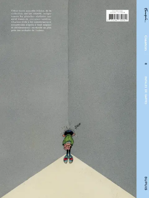 Verso de l'album Gaston Tome 8 Rafales de gaffes