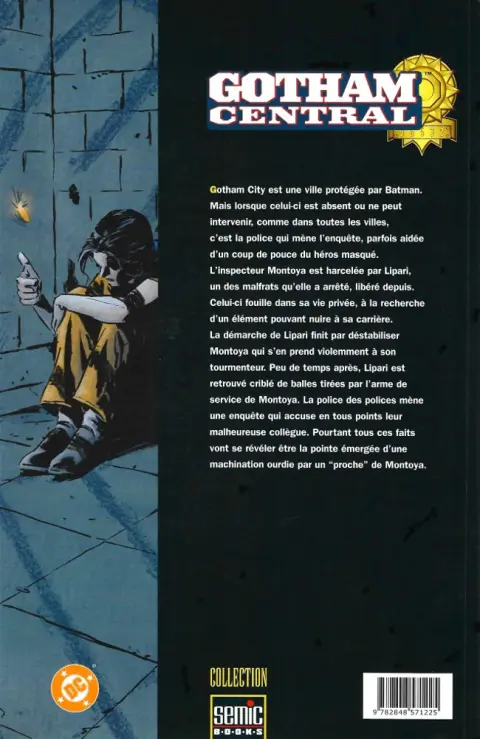 Verso de l'album Gotham Central Tome 2 Pour moitié