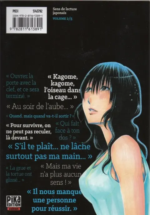Verso de l'album Jeux d'enfants 2