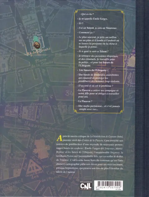 Verso de l'album Les contes de la Pieuvre 2 Un destin de Trouveur