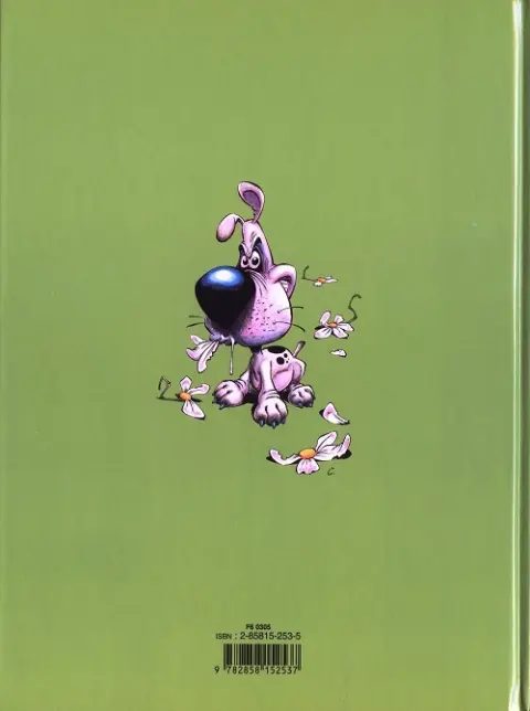 Verso de l'album Litteul Kévin Tome 5