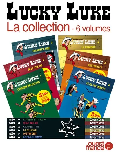 Verso de l'album Lucky Luke Tome 4 La diligence