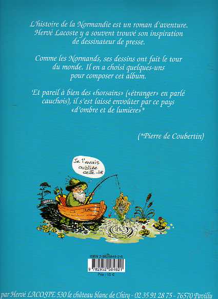 Verso de l'album Ma Normandie quelle histoire !...