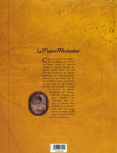Verso de l'album La maison Winchester
