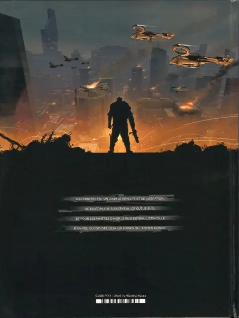 Verso de l'album Mémoires de la guerre civile Tome 2
