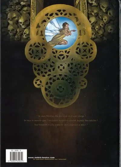 Verso de l'album Merlin Tome 4 Avalon