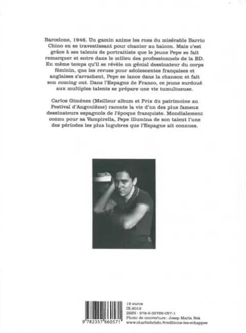 Verso de l'album Pepe Tome 1